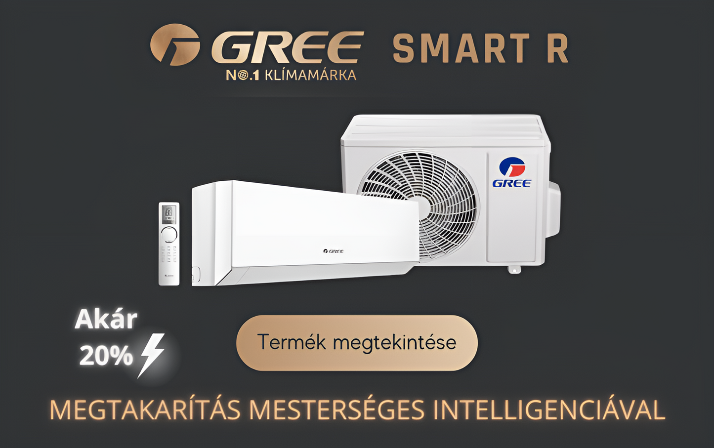 Gree Smart R 3.5Kw Mesterséges Inteligenciával!
