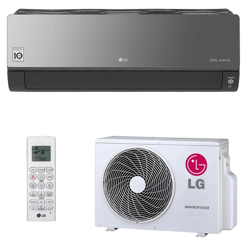 LG ART COOL Mirror 2,5 kW, beépített Wi-Fi ALAPSZERELÉS AZ ÁRBAN!