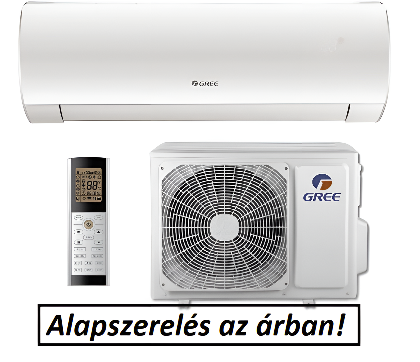 Gree Comfort Pro 7.1KW TELEPÍTÉS AZ ÁRBAN!