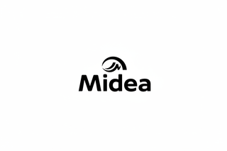 csinálj egy MIdea logót fehér alap fekete stílus