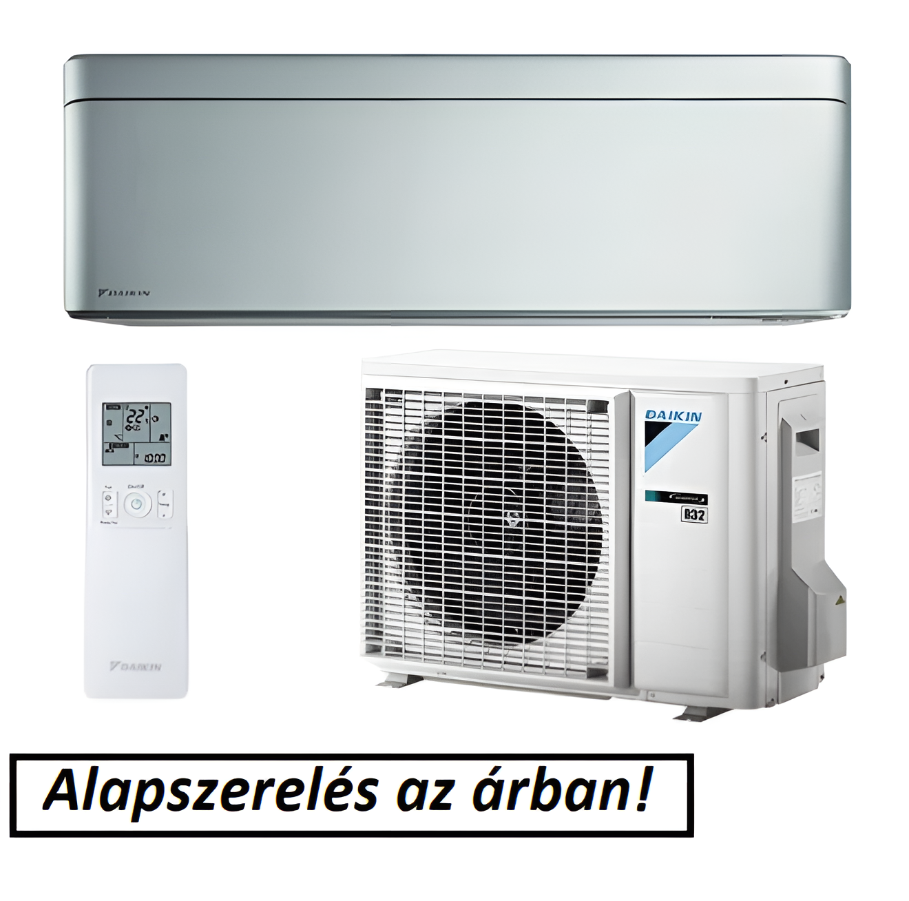 Daikin FTXA25CS/RXA25A8 Stylish oldalfali split klíma csomag 2,5 kW