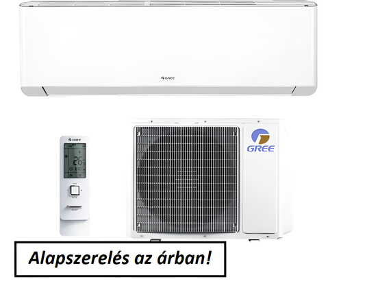 Gree Amber Royal 3.5 KW TELEPÍTÉS AZ ÁRBAN!