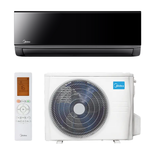Midea Xtreme Save Black MG2X-12-BL-SP oldalfali mono split klíma 3.5 kW TELEPÍTÉS AZ ÁRBAN!